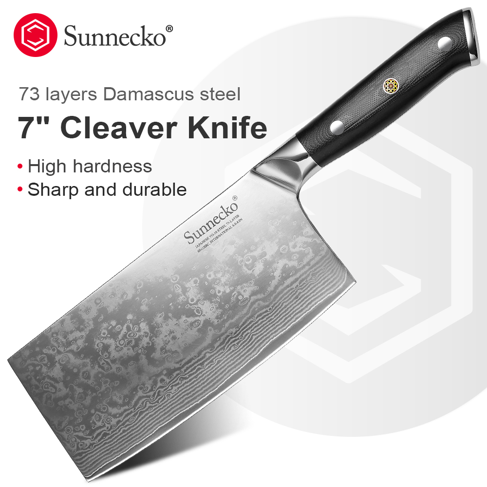 High Tech Kitchen Accessories - Sunnecko Cleaver Slicing Knives 7