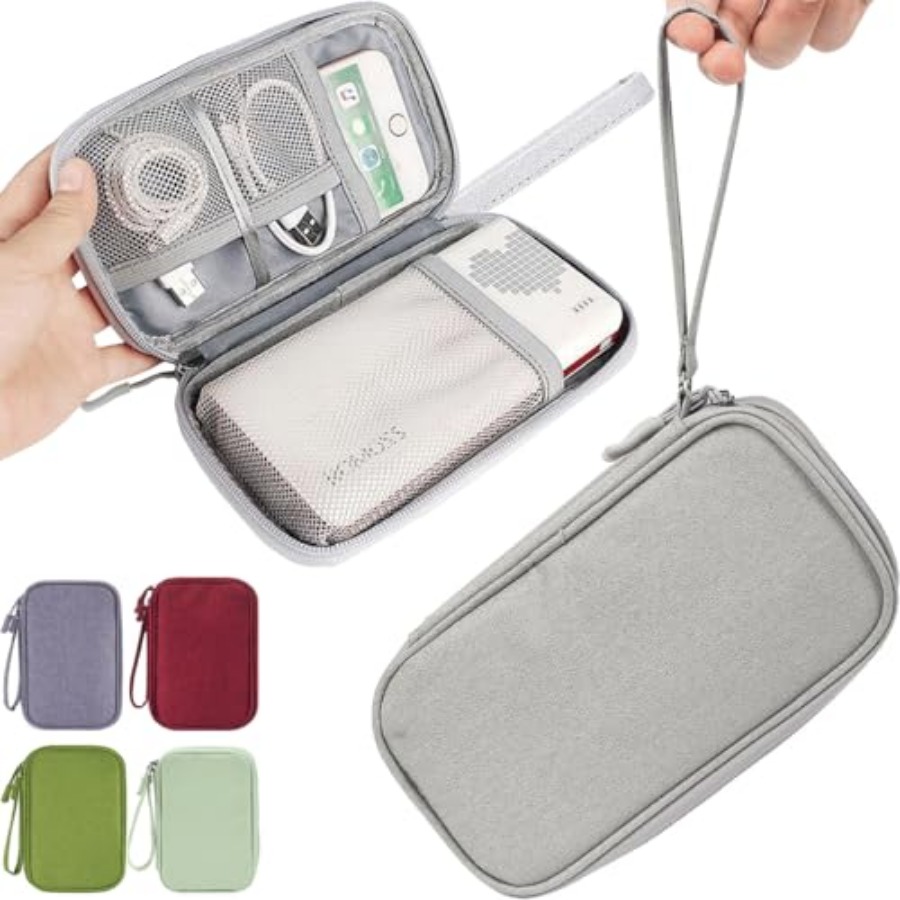 Tech Accessories Bag - Cord Organizer Travel Cable Organizer Bag