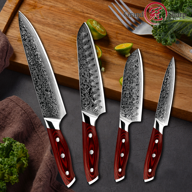 Damascus Kitchen Knife Japanes - High Tech Kitchen Accessories review and price