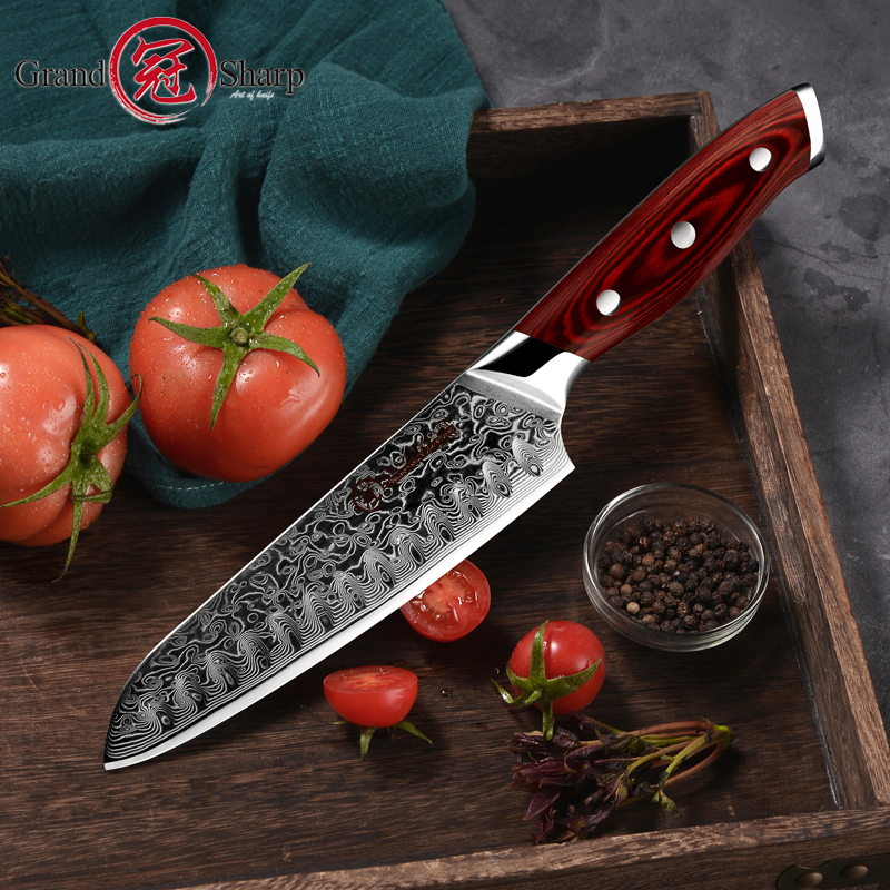 Damascus Kitchen Knife Japanes - High Tech Kitchen Accessories review and price