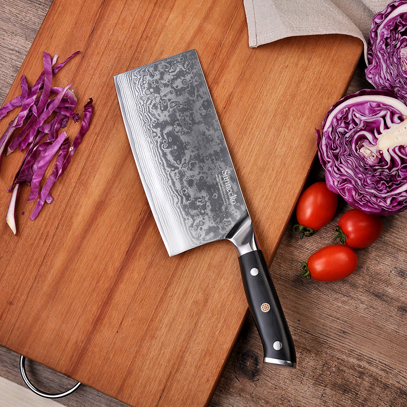 Sunnecko Cleaver Slicing Knive - High Tech Kitchen Accessories review and price