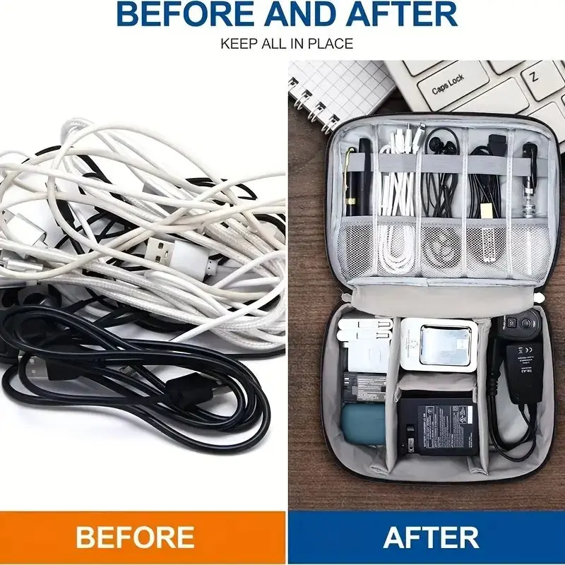 Portable Tech Organizer Case f - Tech Accessories Types review and price