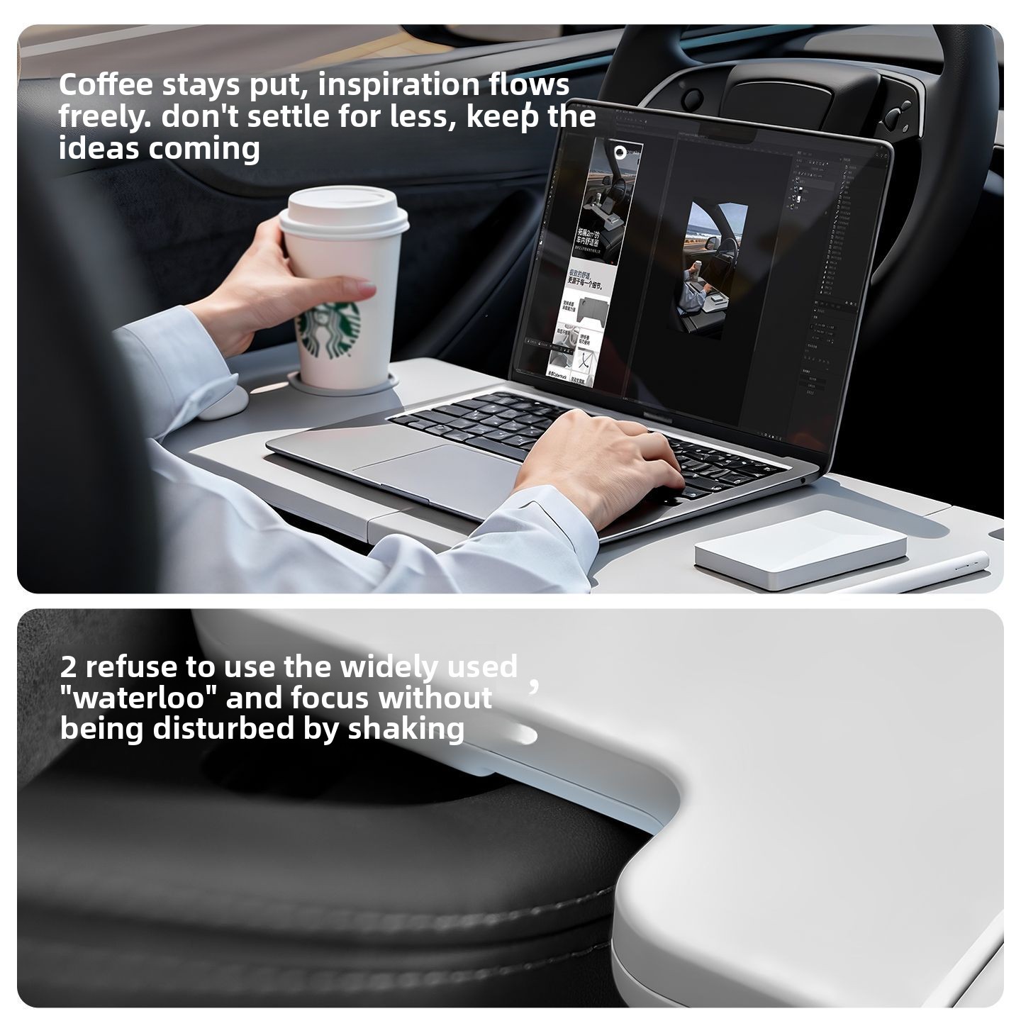 Foldable Car Desk For Tesla Mo - Tech Car Accessories review and price