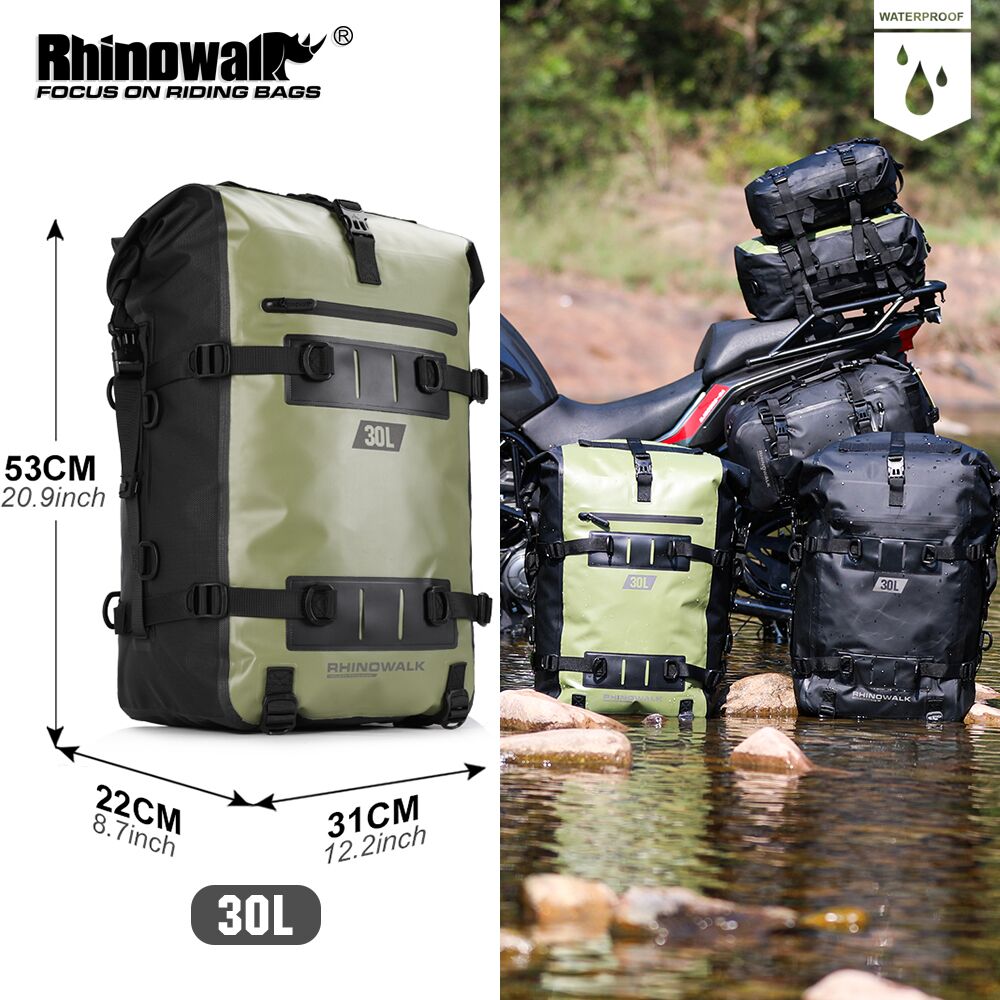 Rhinowalk Motorcycle Tail Bag  - Tech Accessories Bag review and price