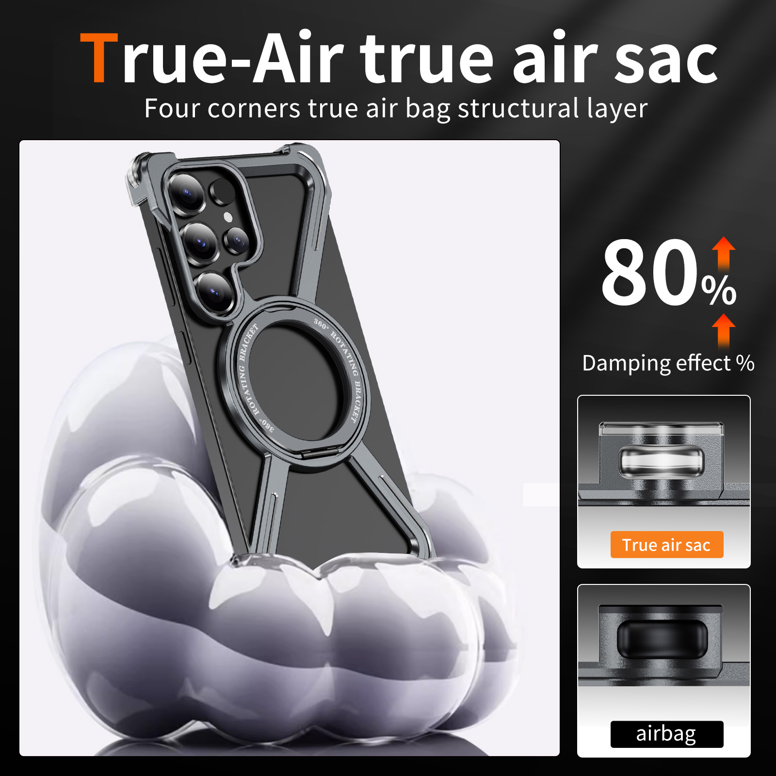 Magnetic Rotating Bracket Anti - Phone Stand Aluminum review and price