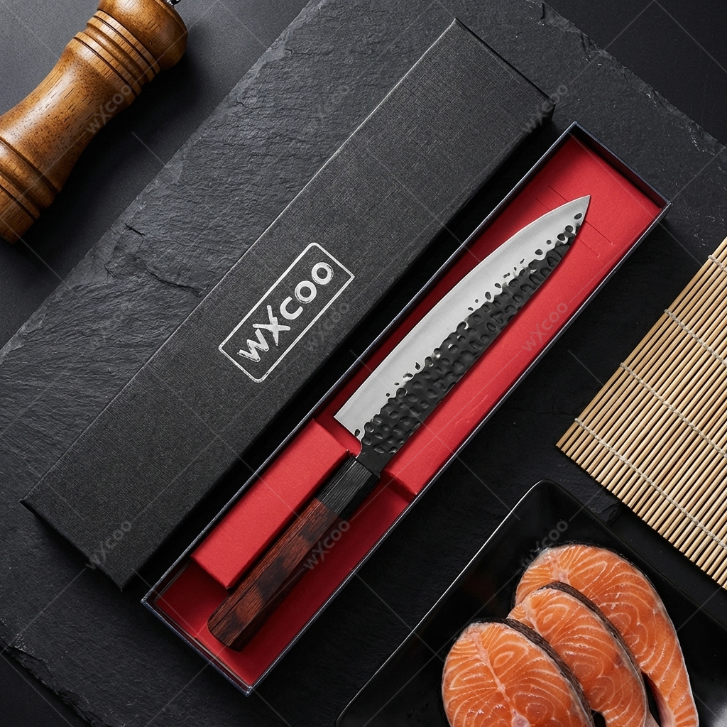 WXCOO Red Wood Handle  7.8 Inc - High Tech Kitchen Accessories review and price