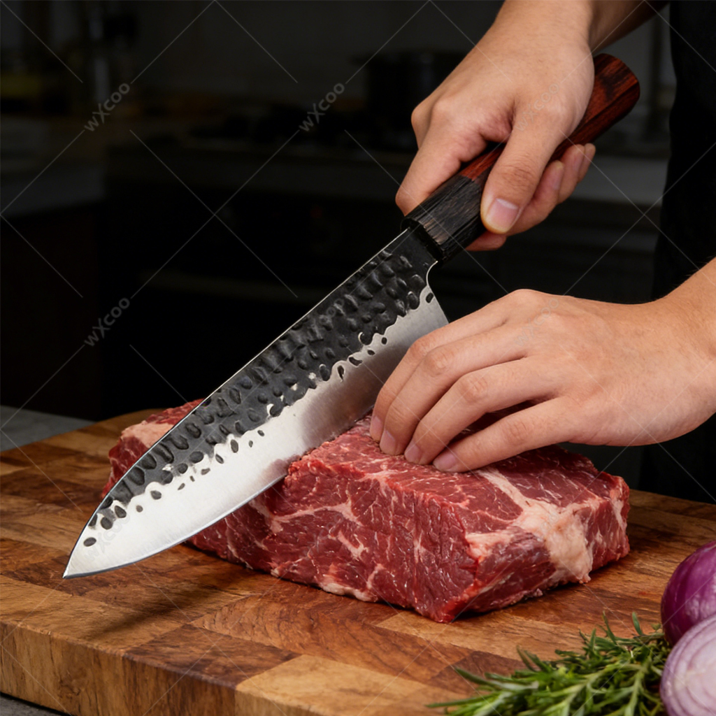 WXCOO Red Wood Handle  7.8 Inc - High Tech Kitchen Accessories review and price