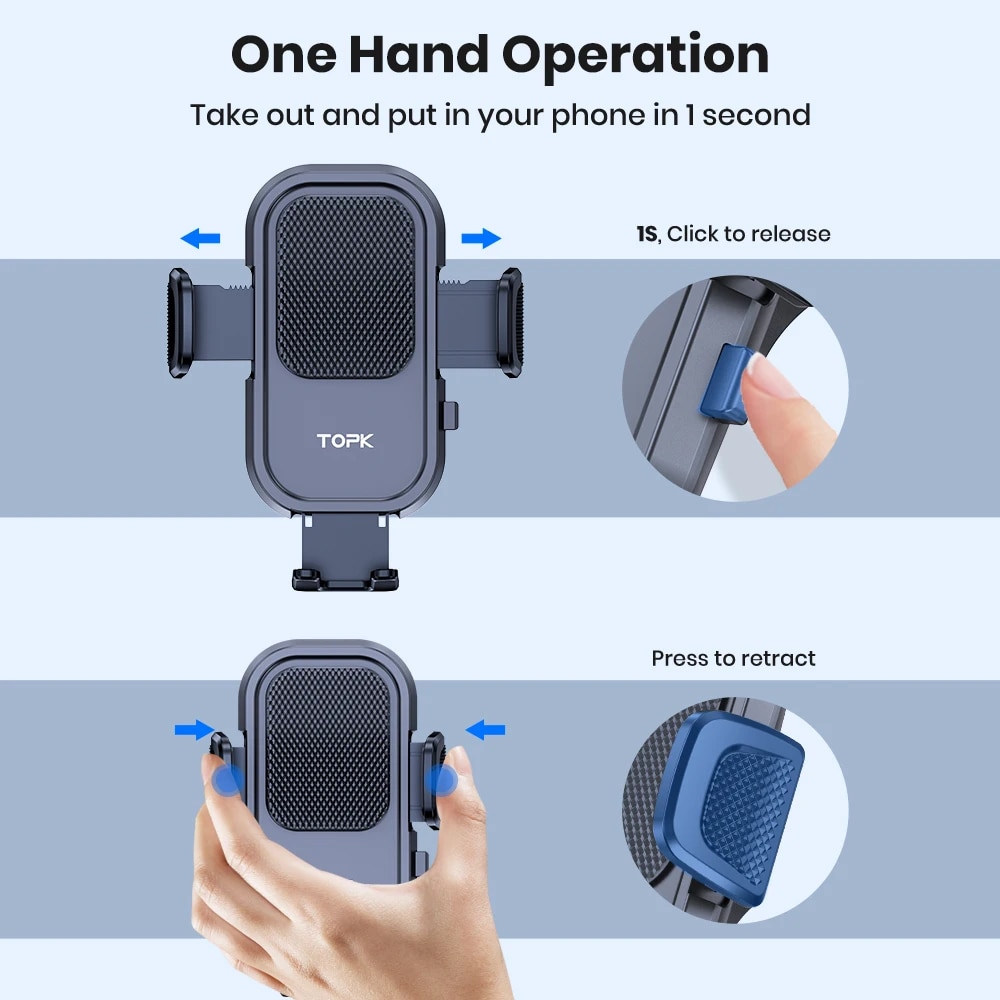 TOPK Car Phone Holder Mount fo - Mobile Tech Accessories review and price